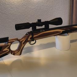 Carabine CZ 455 canon Varmint fileté, crosse réglable BOYDS AT-ONE et lunette HAWKE Vantage 4-12X50