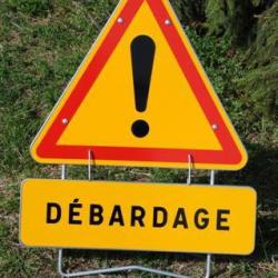 Panneau de signalisation AK14 "DEBARDAGE" 700mm