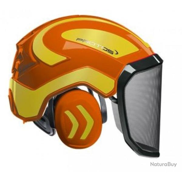 Casque Protos Forest Orange jaune