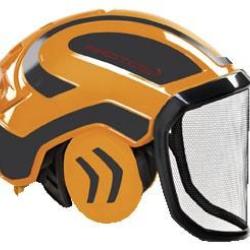 Casque Protos Forest orange noir