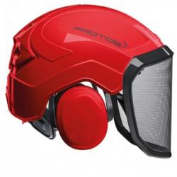 Casque Protos Forest rouge rouge
