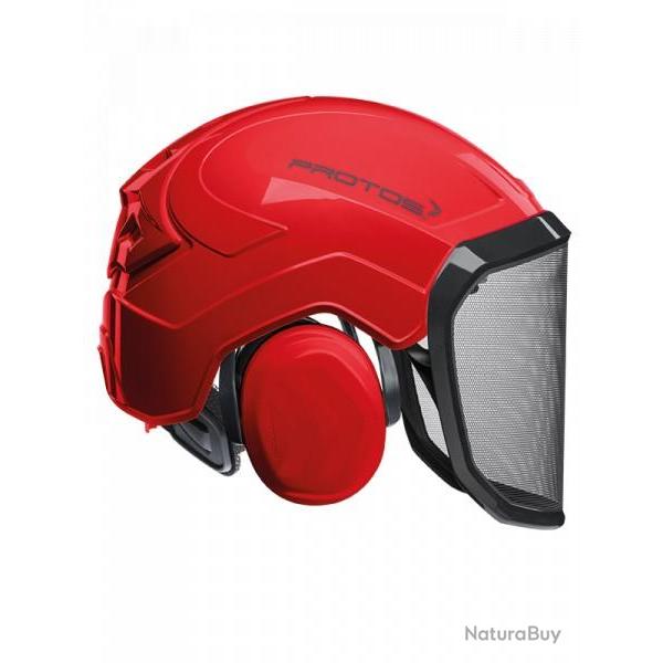 Casque Protos Forest rouge rouge
