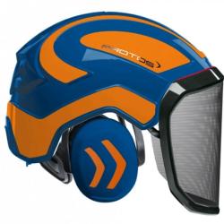 Casque Protos Forest bleu orange