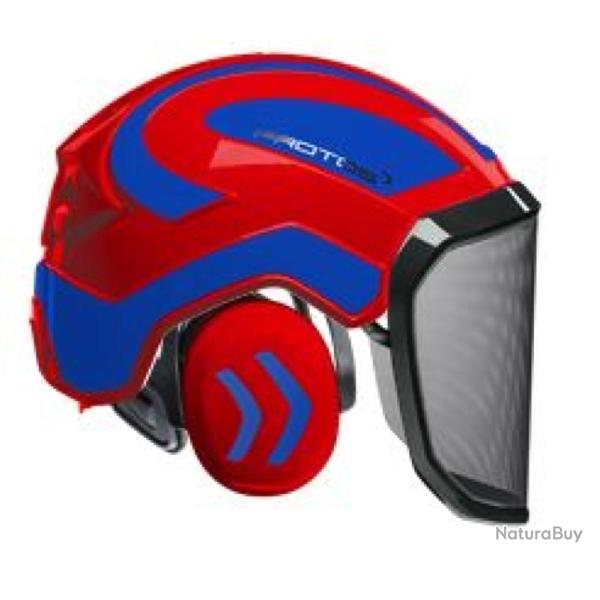 Casque Protos Forest rouge bleu