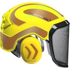 Casque Protos Forest Jaune fluo or