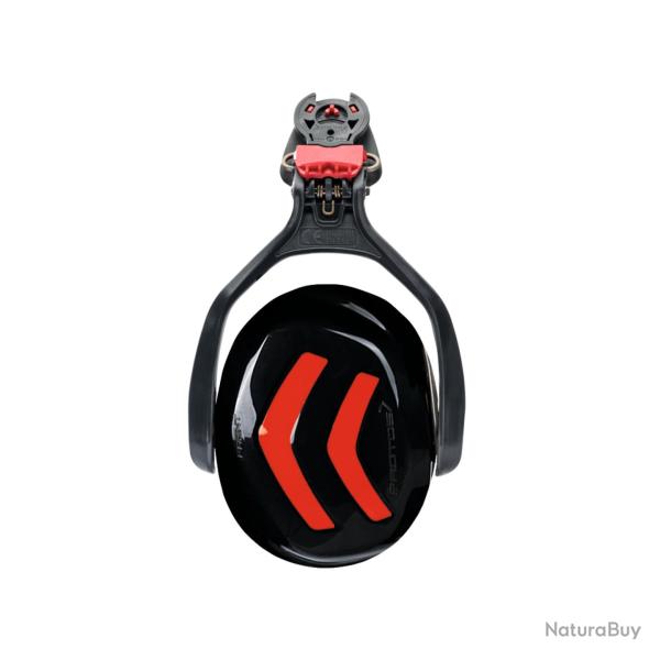 Coquilles antibruit pour casque PROTOS noir rouge