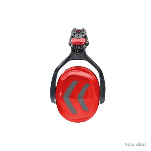 Coquilles antibruit pour casque PROTOS rouge noir