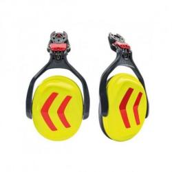 Coquilles antibruit pour casque PROTOS jaune rouge