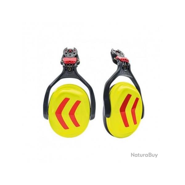 Coquilles antibruit pour casque PROTOS jaune rouge