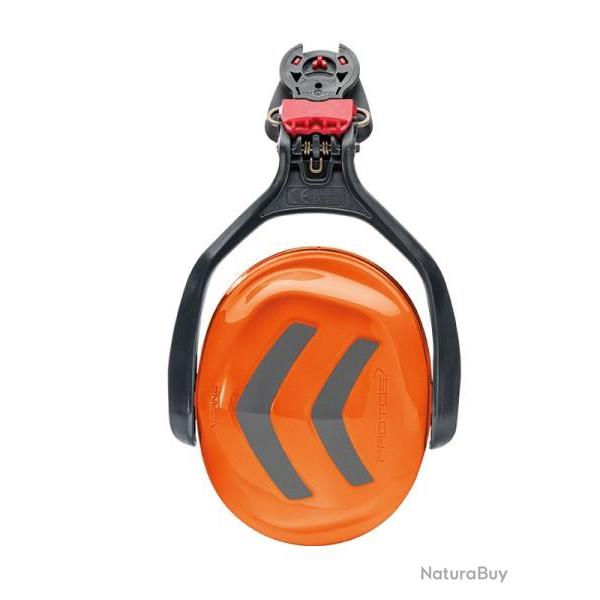 Coquilles antibruit pour casque PROTOS orange gris