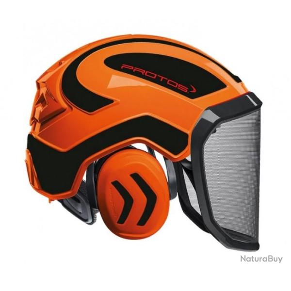 Casque Protos Arborist orange noir