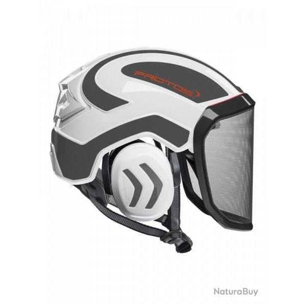 Casque Protos Arborist blanc gris