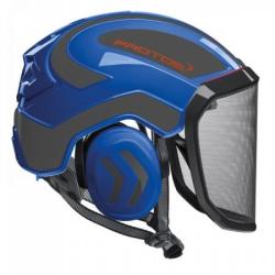 Casque Protos Arborist bleu gris