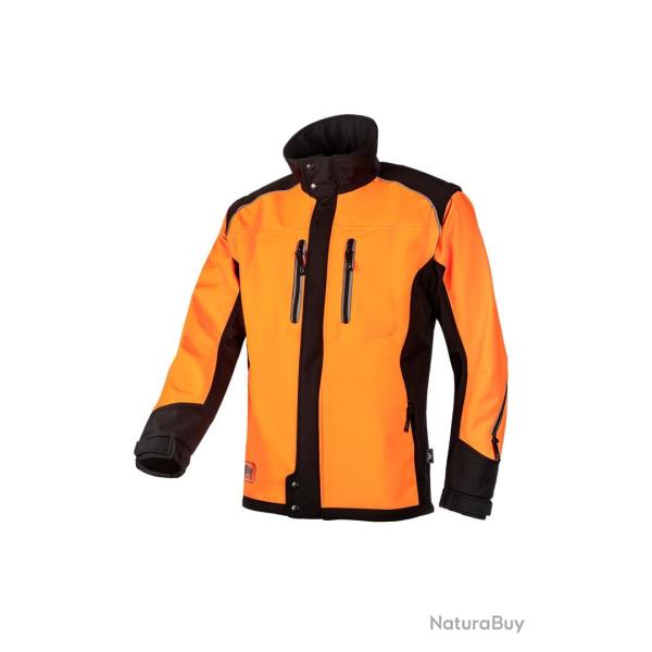 Veste de pluie softshell 1SWS FUYU ORANGE XXXL