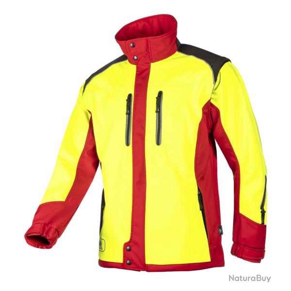 Veste de pluie Softshell Fuyu 1SWS jaune XL