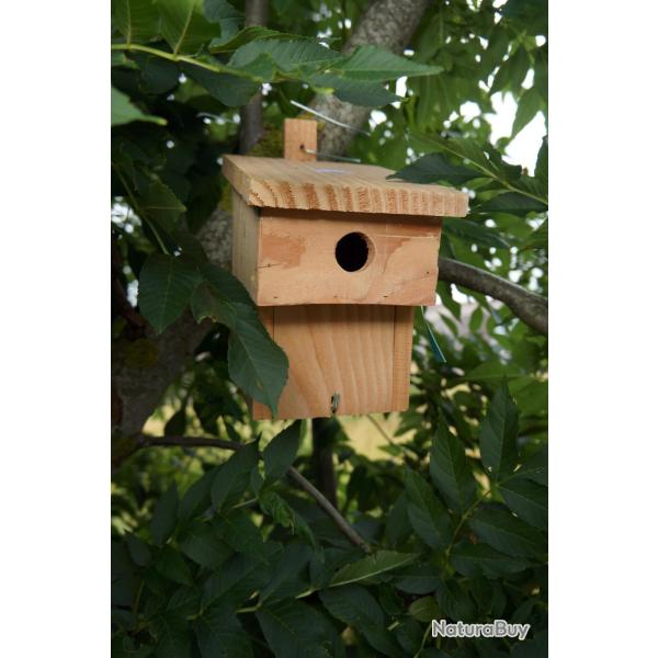 Nichoir Balcon m�sanges 28mm en pin