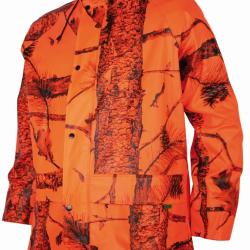 Veste de pluie camo orange T425