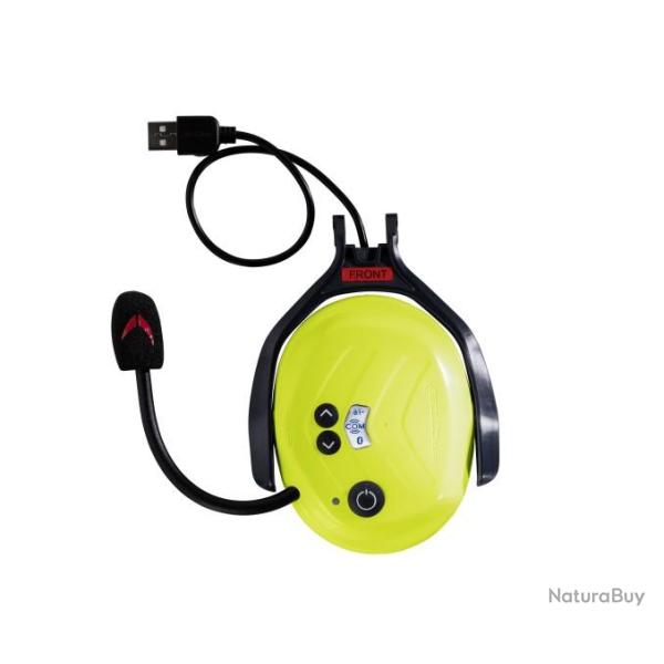 Antibruit Bluetooth Protos BT-COM Jaune Fluo