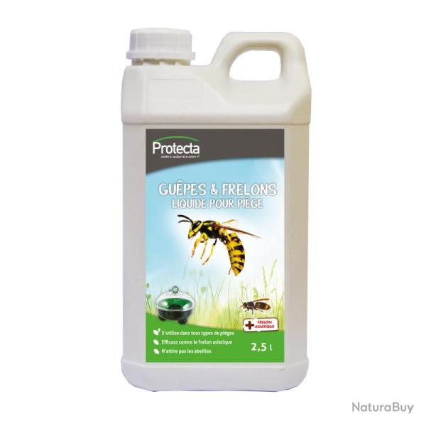 Liquide pour pi�ge � gu�pes et frelons bidon de 2,5 litres
