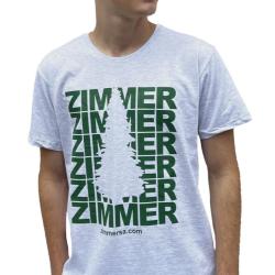 Tee shirt ZIMMER gris chin&eacute;