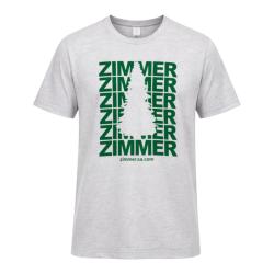 Tee shirt ZIMMER gris chin&eacute;
