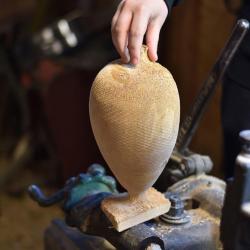 Nichoir &agrave; m&eacute;sanges "nid de pin"