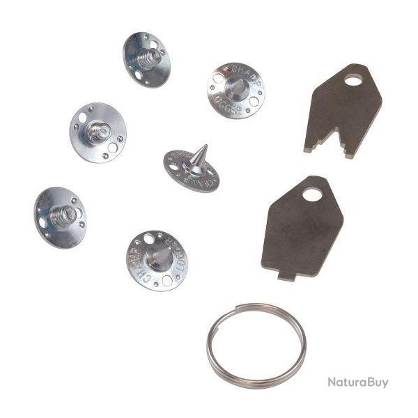 Clous par 6 pour chaussures avec semelle Magma