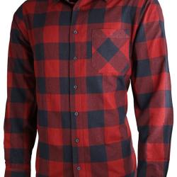 Chemise &agrave; carreaux 515 rouge