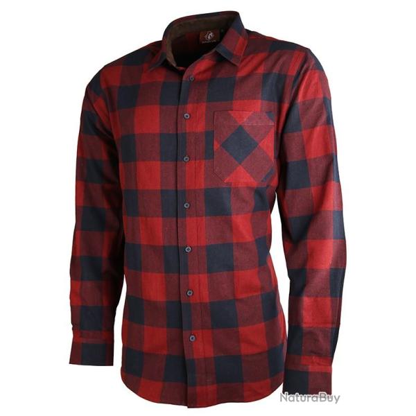 Chemise � carreaux 515 rouge