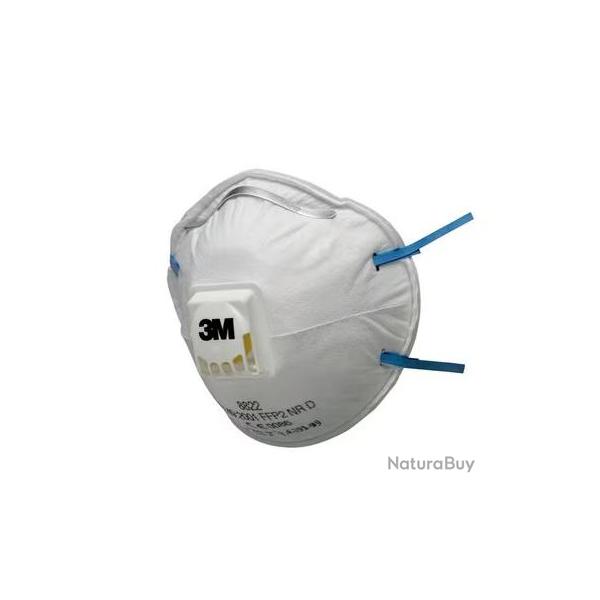 Masque anti poussi�re 8822 FFP2 la boite de 10
