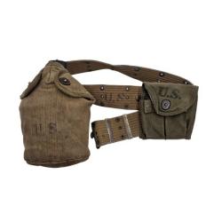 CEINTURON + GOURDE+ PORTE CHARGEUR US W2