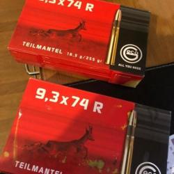 40 Douilles de 9,3x74r  GECO VIDE !avec boite