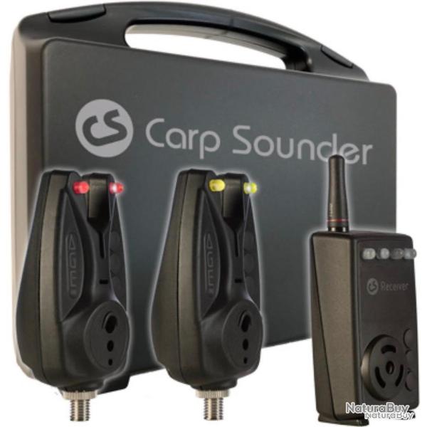 Coffret Carpsounder Centrale 2 D�tecteurs Age One -AGEONE-BK-FS2