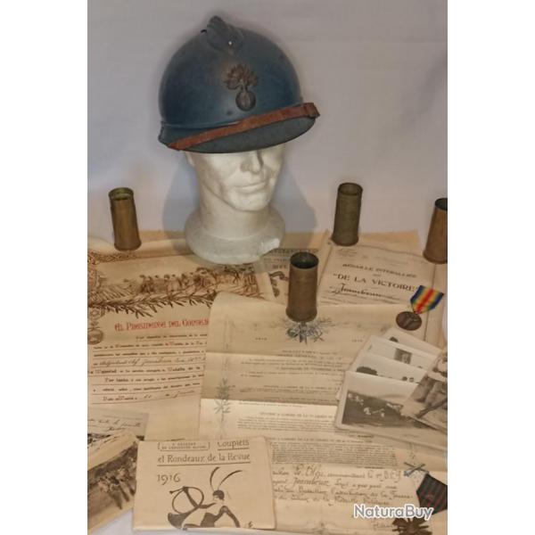 Souvenir Poilu du 144�me R�giment d'Infanterie guerre 14/18 campagne Maroc