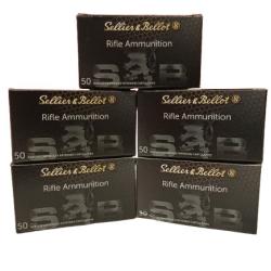 LOT DE 5 BOITES DE CARTOUCHES SB 30 CARBINE FMJ 7.1g