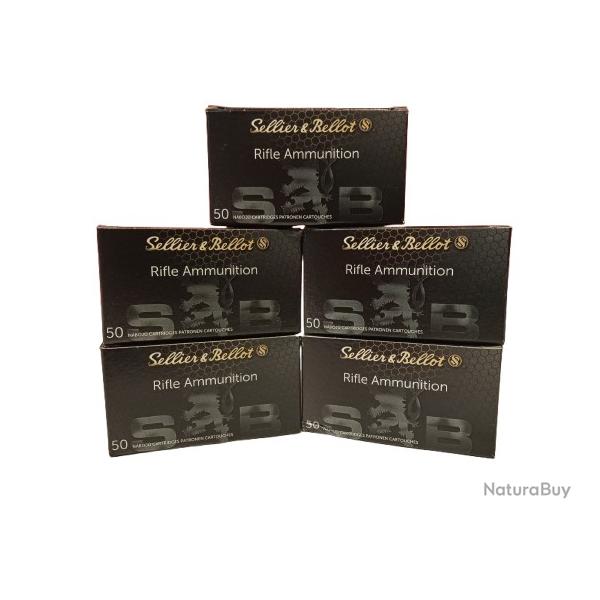 LOT DE 5 BOITES DE CARTOUCHES SB 30 CARBINE FMJ 7.1g