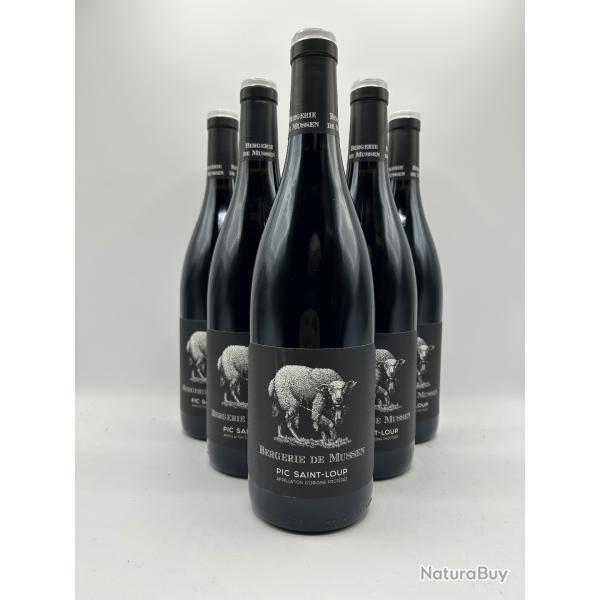 2024 Bergerie de Mussen Pic Saint-Loup Vin Rouge - 6 Bouteilles