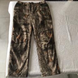 Pantalon camouflage doubl&eacute; chaud somlys