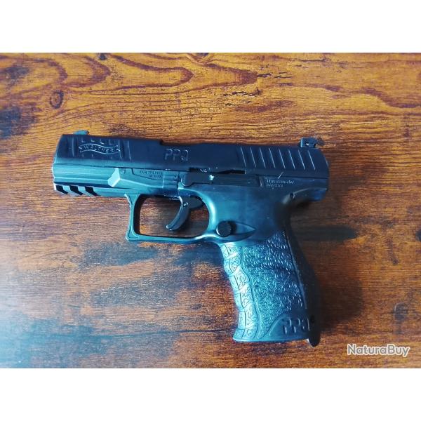 Walther PPQ M2 5Joules cal.43 + holster, chargeur d'urgence et 10 sparclettes CO2