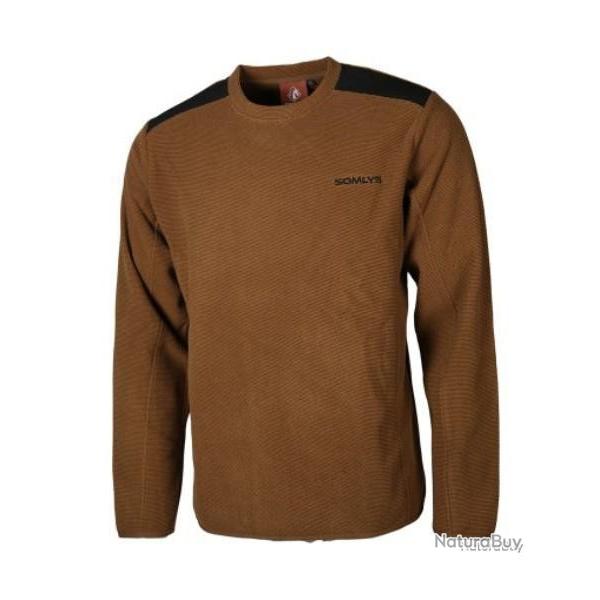 PULL SOMLYS COL ROND 151 CAMEL Taille 4XL