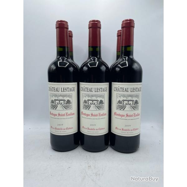2019 Chteau Lestage Montagne Saint-Emilion Grand Vin de Bordeaux - 6 Bouteilles