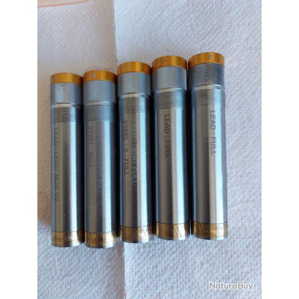 VEND LOT DE CHOKES BROWNING INVECTOR DS CALIBRE 12.