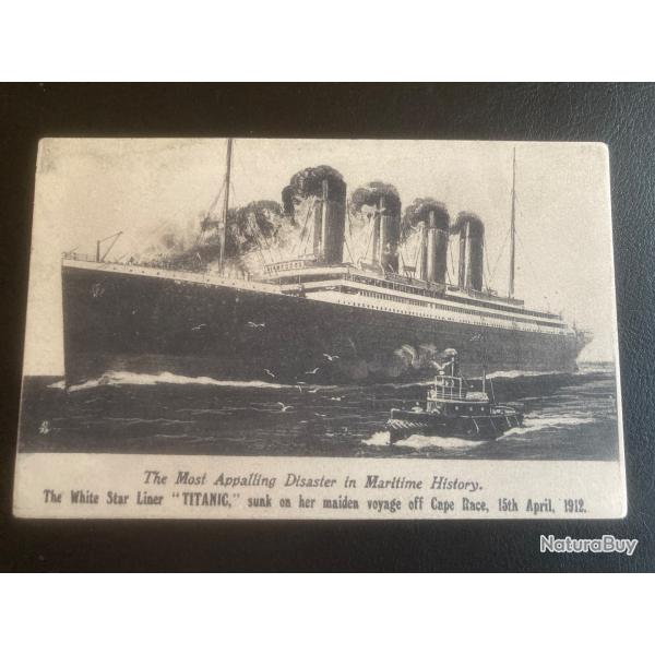 Carte postale TITANIC d'poque 1912