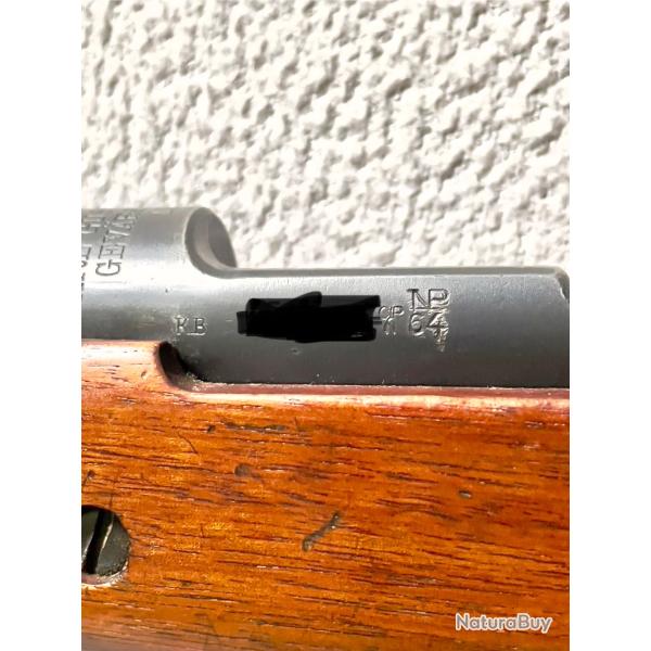 Carabine Carl Gustave M63 match. Canon lourd et dioptre
