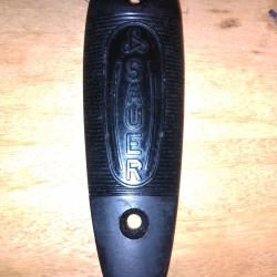 Plaque de couche sauer 128,5x39mmEntre axe 84mm