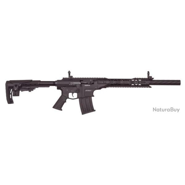 Fusil semi-automatique DERYA MK12 calibre 12/76 50cm Noir