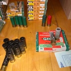 Lot de cartouches calibre 16/70