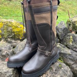 BOTTES CUIR FOURREES NORVEGE DEC