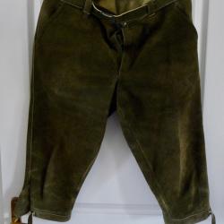 cuissard de chasse en peau de cerf