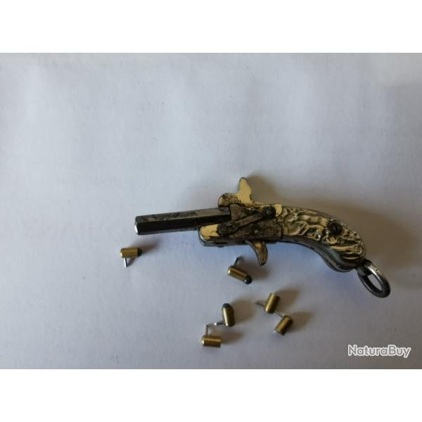 Pistolet 2mm � broche syst�me LEFAUCHEUX Franz Pfannl de 1890.